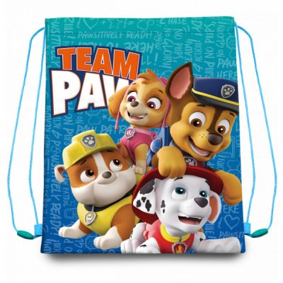 Paw Patrol Team 16521 Gymnastikpåse Gympapåse Gymbag 40x30cm