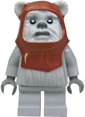 Lego Figurer Star Wars Ewok Chief Chipra Grå LF50-38
