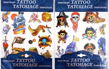 Tatueringar Tattoos Tattoo Pirat Döskallar Nr2
