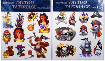 Tatueringar Tattoos Tattoo Pirat Döskallar Nr3