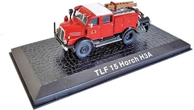 Dinotoys Samlarobjekt Fire Truck Brandbil 9CM TLF15 HORCH H3A