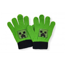 MINECRAFT 47815 Vantar Barnvantar Gloves Barn ONE SIZE 17cm Gröna