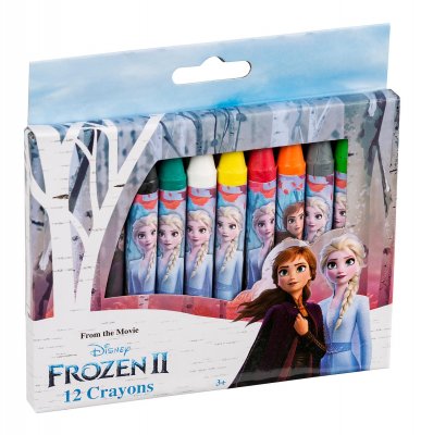VN Disney Frost Film Frozen Pyssel Crayons Kritor 12-Pack