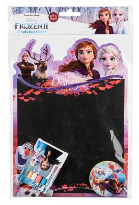 VN Disney Frost Frozen Griffeltavla Svart Tavla kritor 30x21 rest 3