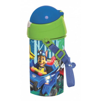 Nickelodeon Paw Patrol Vattenflaska Dricksflaska Rem Kork 50cl 19209 Lime