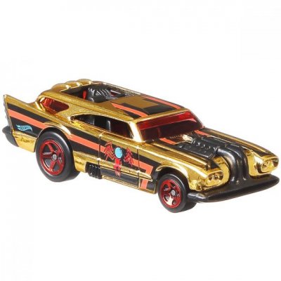 Hot Wheels Cars Bilar metall 7cm Marvel Spider-man Iron Man Guld 2/5