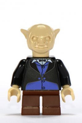 Lego Figurer Harry Potter Goblin Gringotts Bank Svart Brun