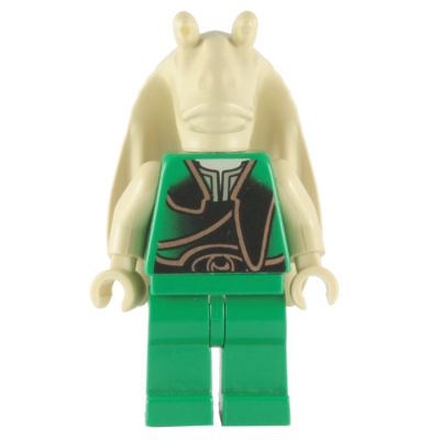 Lego Figurer Star Wars  Gungan Warrior Klassisk Grön LF52-1