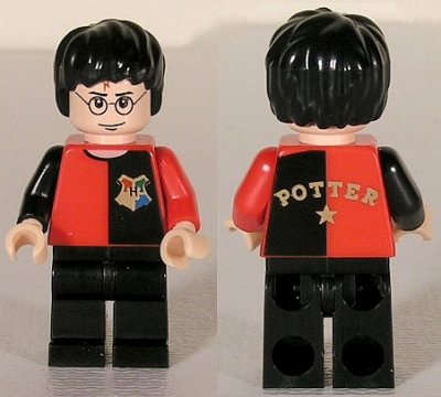 Lego Figurer Harry Potter Svart/röd  Tournament