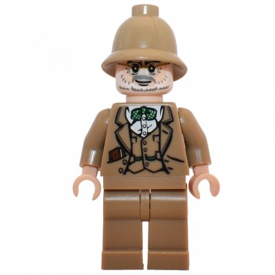Lego Figur Indiana Jones - Henry Jones Beige med hatt LF2-5