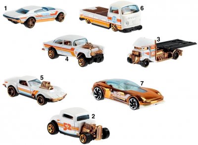 Hot Wheels Cars Bilar White Pearl & Chrome metall 7cm rest 1 Välj