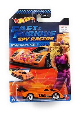 Hot Wheels Mattel Cars Bilar 7cm Fast & Furious Spy Racers Chrysalis Orange
