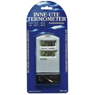 HTM termometer Digital Inne & Ute Min-Max Temp