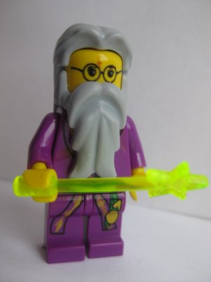 Lego Figur Harry Potter Dumbledore med Harrys Ansikte