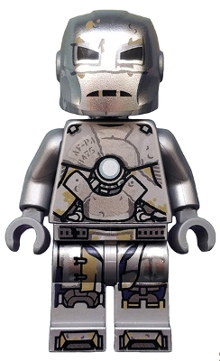 Lego Figurer Superheroes Iron Man Mark 1 Armor Silver  LF53-16