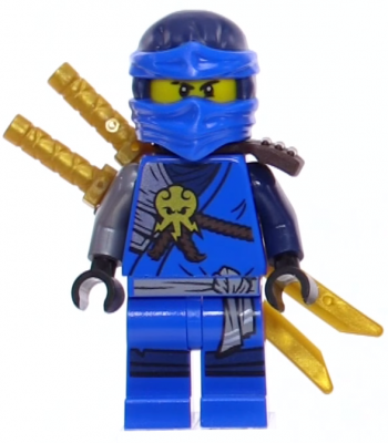 LEGO Ninjago Figur Ninja Jay med två guldsvärd 70595