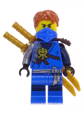 LEGO Ninjago Figur Ninja Jay med två guldsvärd 70596 LFN 11