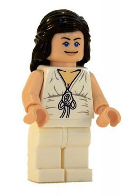 Lego Indiana Jones Figur Marion Vit LF2-8