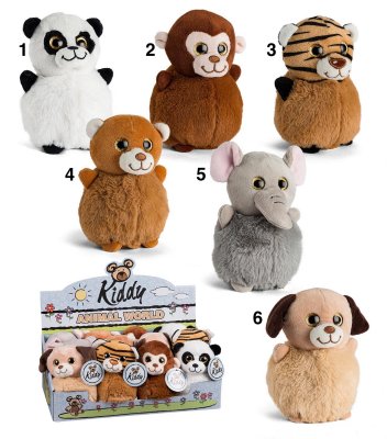 Leksaker KIDDY Nalle Gosedjur Mjukisdjur Plysh Plush 14cm Välj
