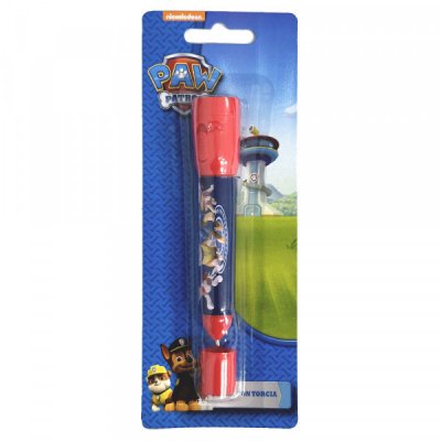 Nickelodeon Paw Patrol Chase Flashpen Flashlight Penna med Ficklampa RÖD