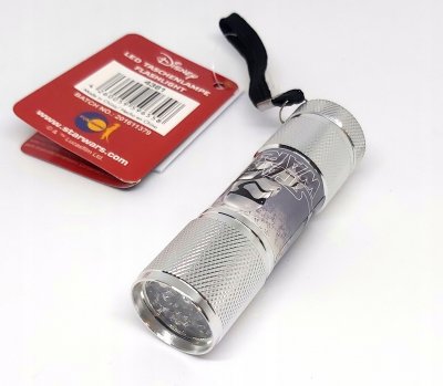 ZTR Disney Star Wars Trooper Alu Ficklampa LED 9cm Silver