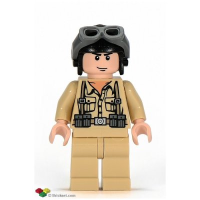 Lego Indiana Jones German Soldier 1 med hjälm BL5