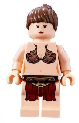 Lego Figurer Star Wars Prinsessan Leia Slave LF50-52