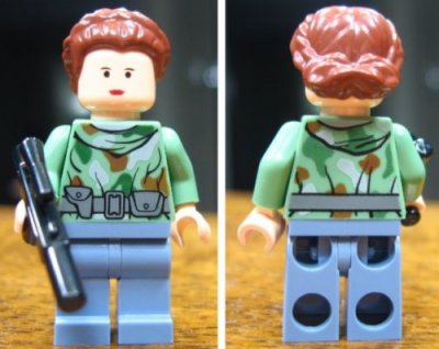 Lego Figurer Disney Star Wars Leia Endor 8038 LF50-42