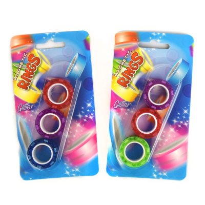 Leksaker Robetoy 50472 Magnetic Rings Magnetringar 3-Pack Glitter