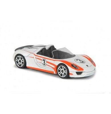PGP Majorette Cars bilar 7cm Metall Porsche 918 Spyder Vit 3