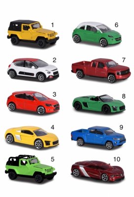 Leksaksbilar Majorette Street Cars bilar bil 1:64 7-8 cm Metall rest 11