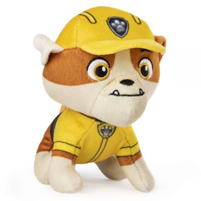 Maki Paw Patrol Super Mini Gosedjur mjukisdjur Plush 10cm Rubble Gul