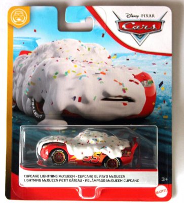 Disney Cars 3 Bilar Pixar Mattel Metall Maki Mcqueen Cupcake FP
