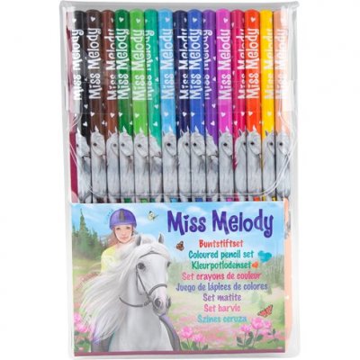 Miss Melody Häst 15-pack Färgpennor pennor
