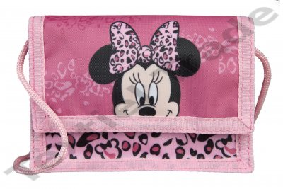 ZTR Plånbok Wallet 13x11cm Disney Mimmi Rosa med rem/snöre