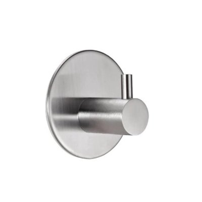 Upphängning metall Krok Krokar Självhäftande Rund knopp 4,5cm Silver