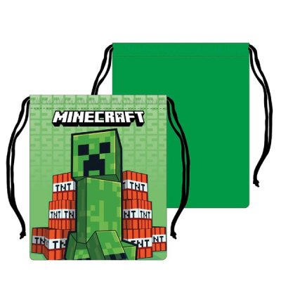 Minecraft 36137 LITEN Gymbag / Lunchbag 26x22cm