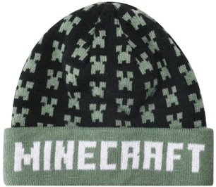 MINECRAFT 76880 Mössa Hat Svart/grön Stl 54/56 Välj