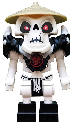 LEGO Ninjago figur - WYPLASH skelett spöke LF24-17