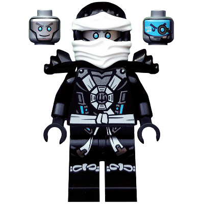LEGO Ninjago Figur Zane Black Deepstone Possession BL3