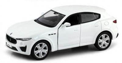 VN Cars 1:32 Bilar metall Pullback 13cm Masarati Levante GTS Vit 71
