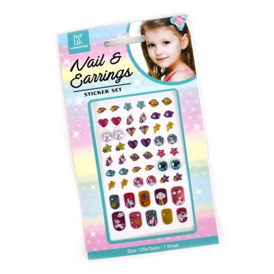 Robetoy 32231 Leksaker EAR NAIL ÖRON NAGEL STICKERS Glitter 52st