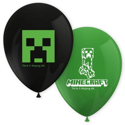 MINECRAFT Ballonger Balloons 2226 Creeper 8-Pack 30cm