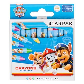 Pyssel 12st Kritor Crayons Colour Nickelodeon Paw Patrol Starpak rest 1