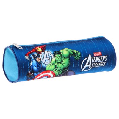 ZTR Pyssel MARVEL Pennfodral Pennfack Disney AVENGERS Hulk Blått Runt 20cm