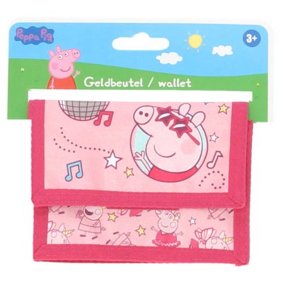 Plånbok Barn Wallet 14x10cm PIPA7000 PEPPA PIG GRETA GRIS ROSA REST 1