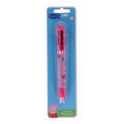 Leksaker Peppa Pig Greta Gris Pyssel Bläckpenna 6st färger Colorpen