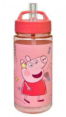 Peppa Pig Greta Gris Aero PIPA9913 Vattenflaska Drickflaska 50cl Rosa