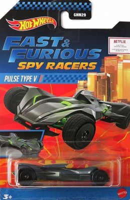 Hot Wheels Mattel Cars Bilar 7cm Fast & Furious Spy Racers Pulse Type Grå