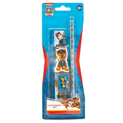 Nickelodeon Paw Patrol Pyssel Skrivset 4 delars penna linjal mm